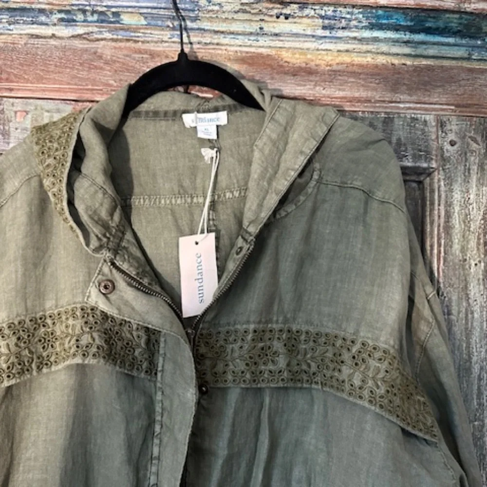 Sundance Linen Anorak Jacket - Picture 2 of 10